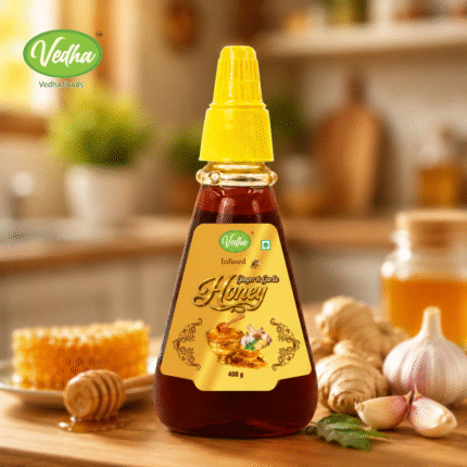 Infused Ginger Garlic Honey